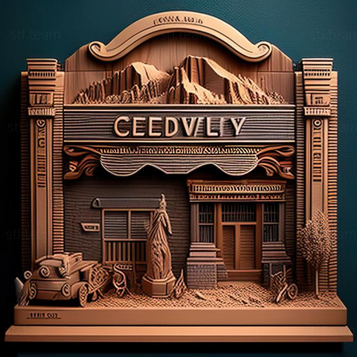 3D model Greeley Colorado (STL)